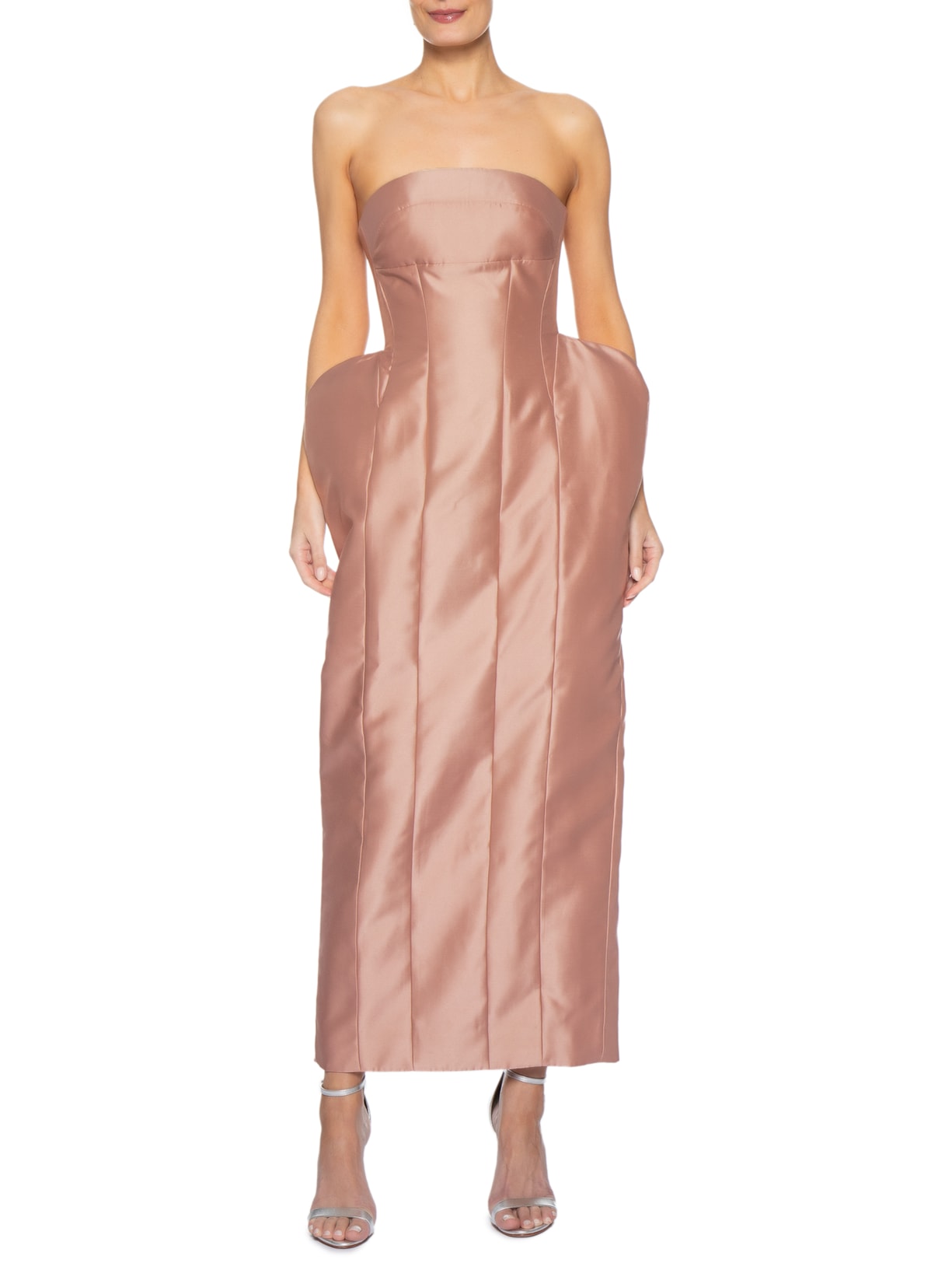 Vestido Silhueta Rosa Fauve