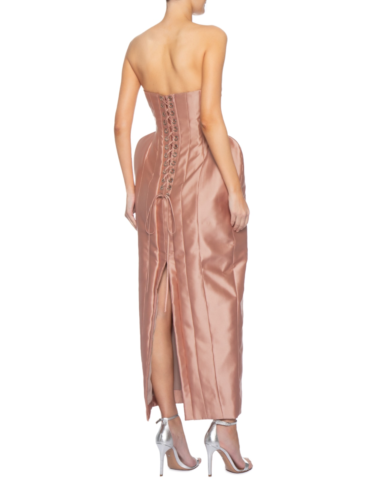 Vestido Silhueta Rosa Fauve