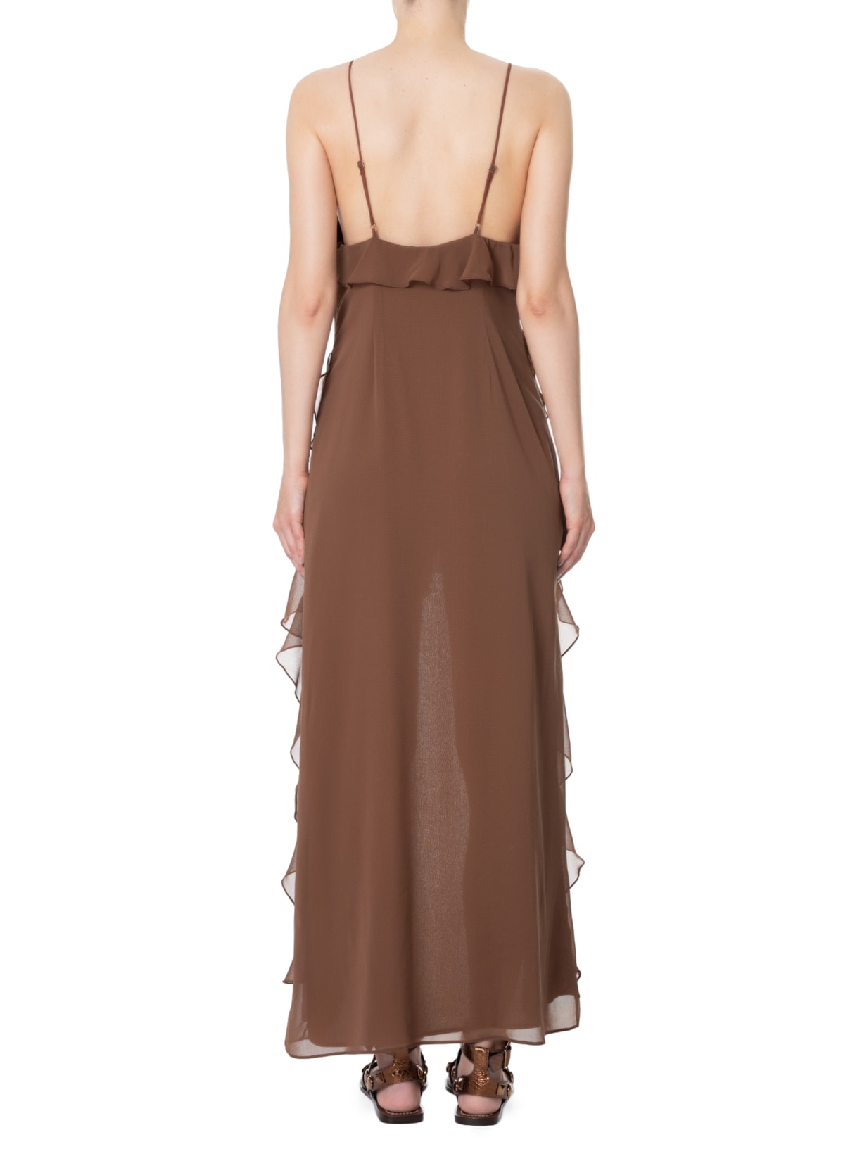 Vestido Silvia Marrom  Oasis