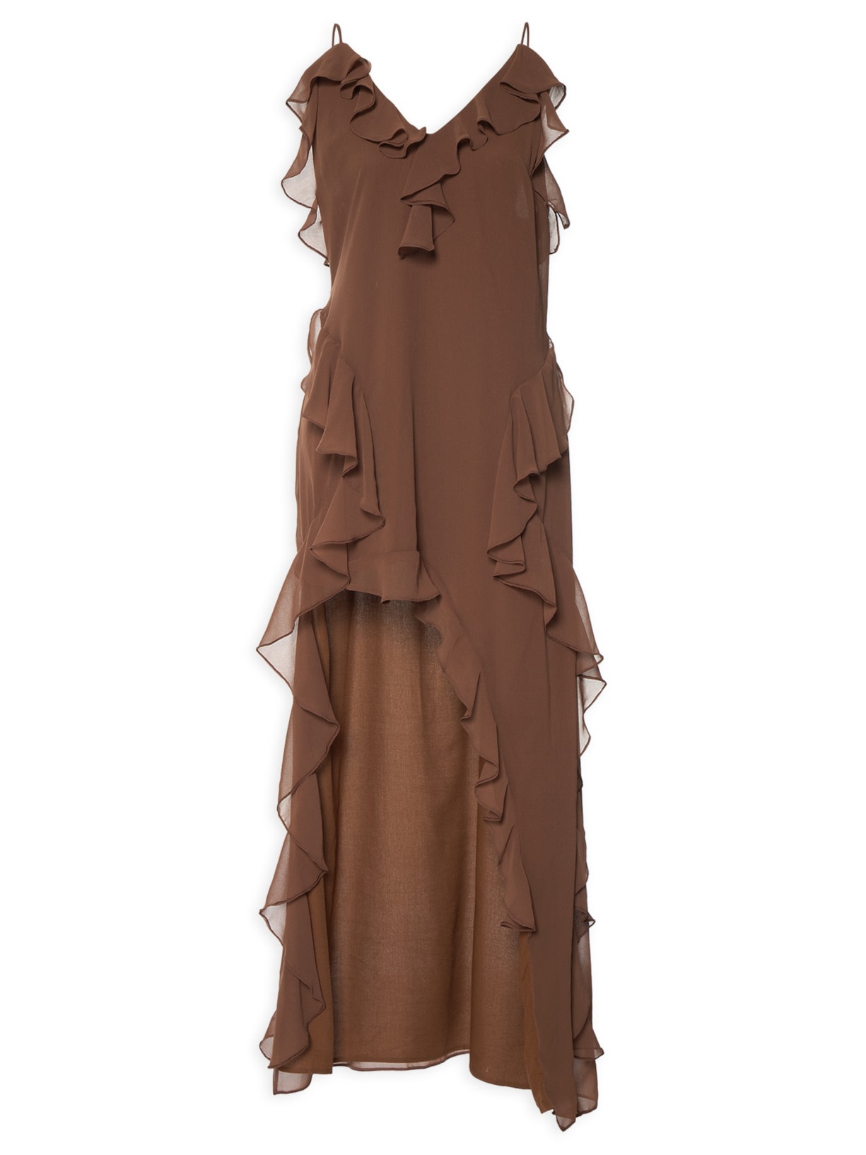 Vestido Silvia Marrom  Oasis