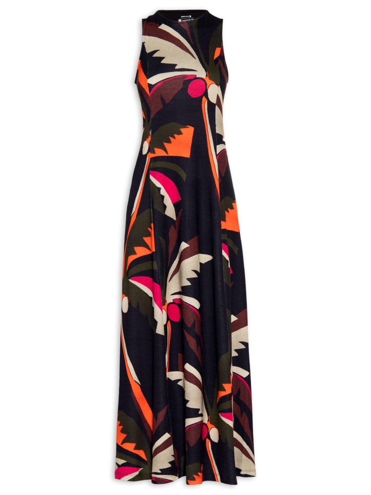 Vestido Sleeveless Coqueiro Preto Osklen