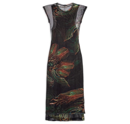 Vestido Sleeveless Tule Pupa - Preto