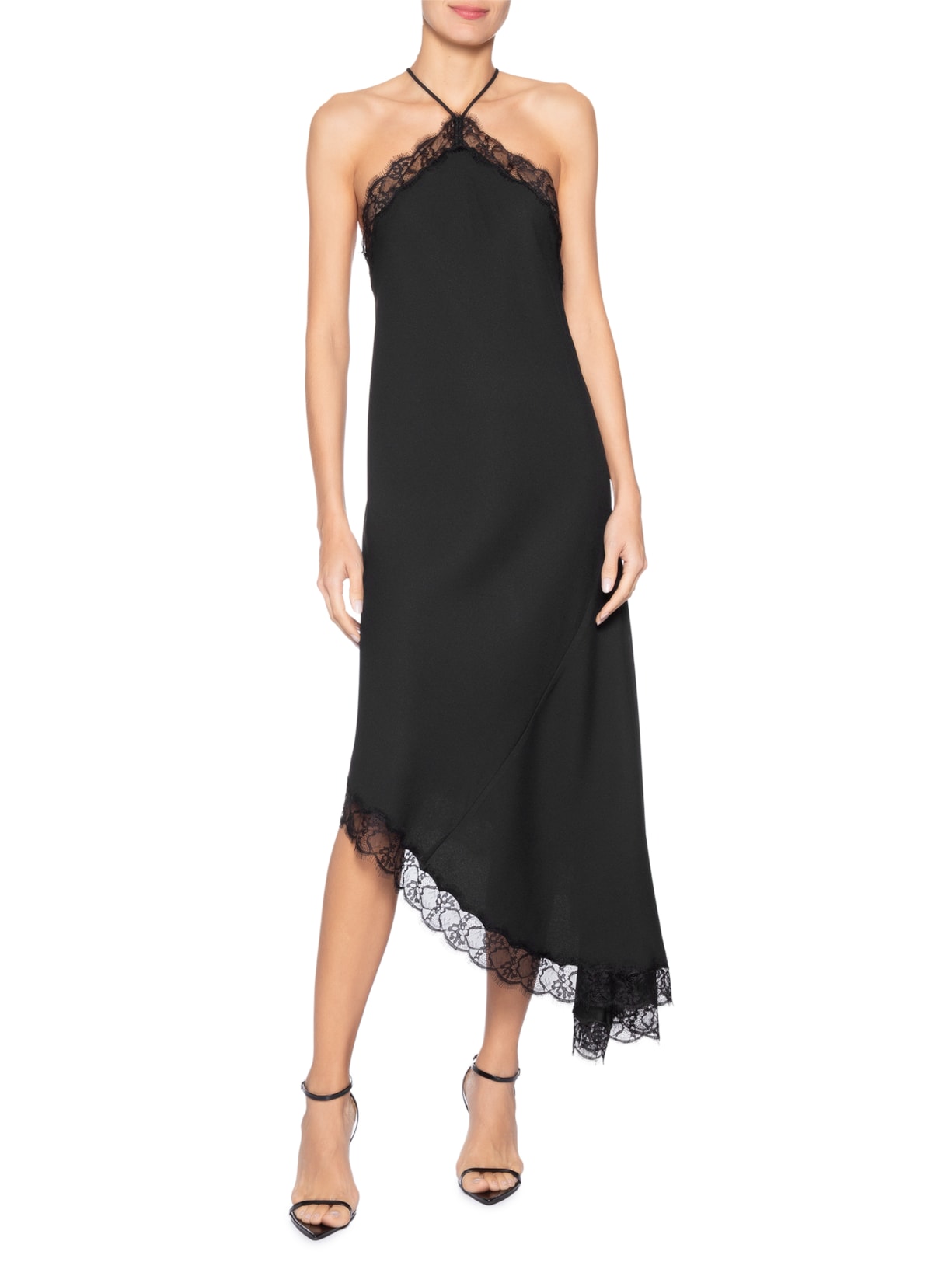 Vestido Sofia I26 Preto Mixed
