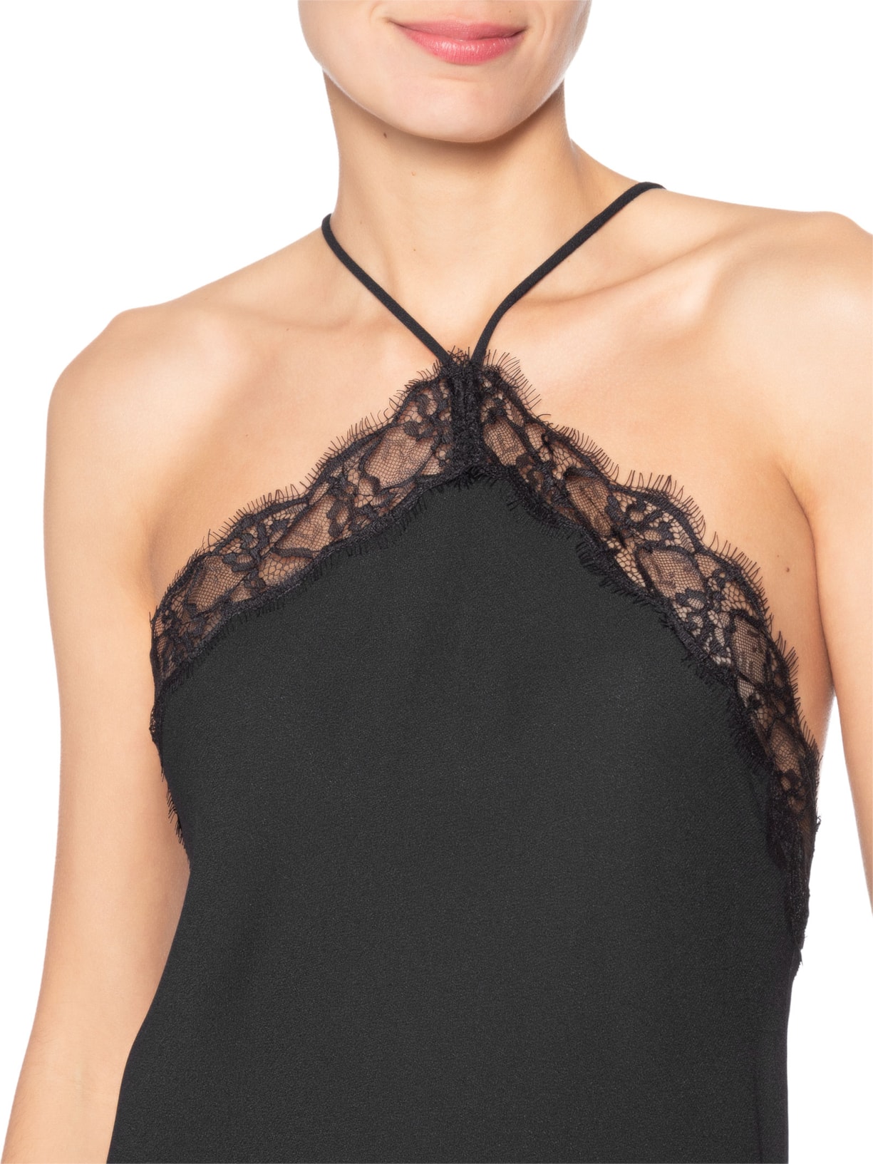 Vestido Sofia I26 Preto Mixed