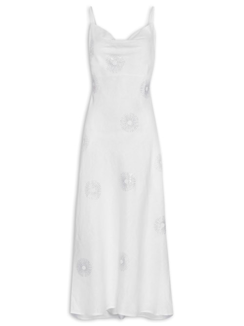 Vestido Sol Strass - Branco