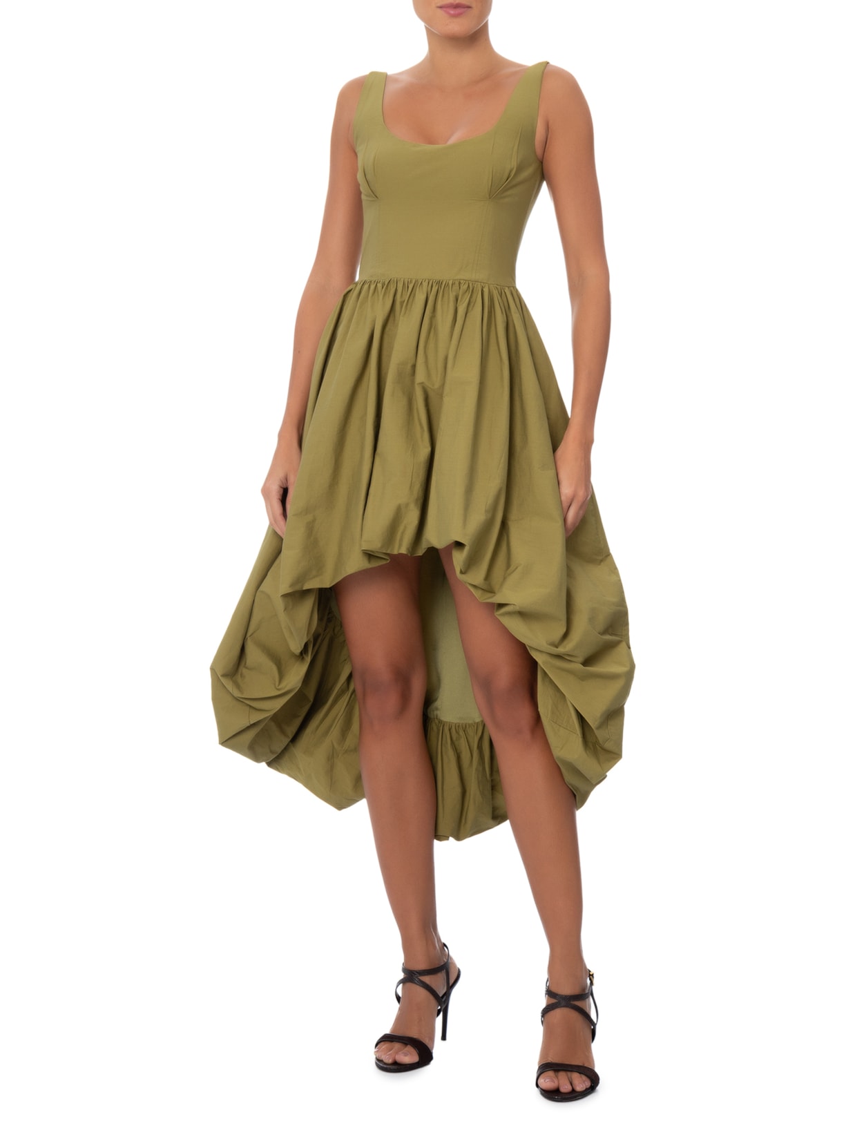 Vestido Solare Verde Aluf