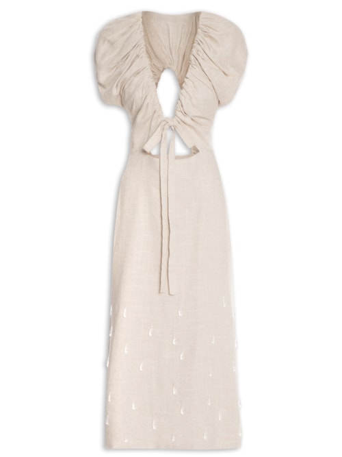 Vestido Solon - Bege