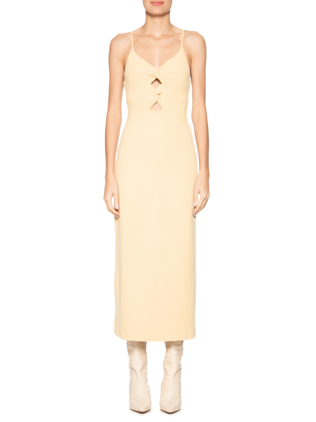 Vestido Sponge Detalhe Nós Clara Bege Animale