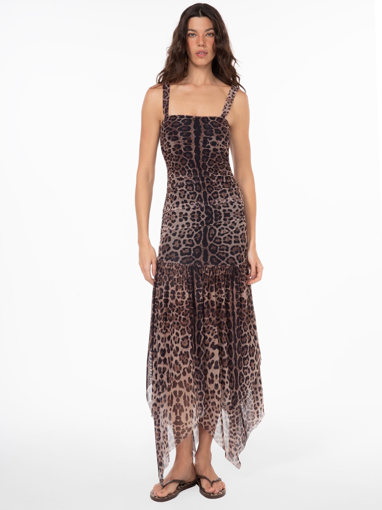 Vestido Stela Animal Print Triya