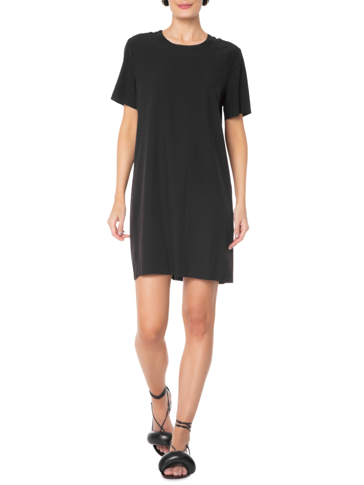 Vestido Supelight T-shirt Curto Preto Osklen