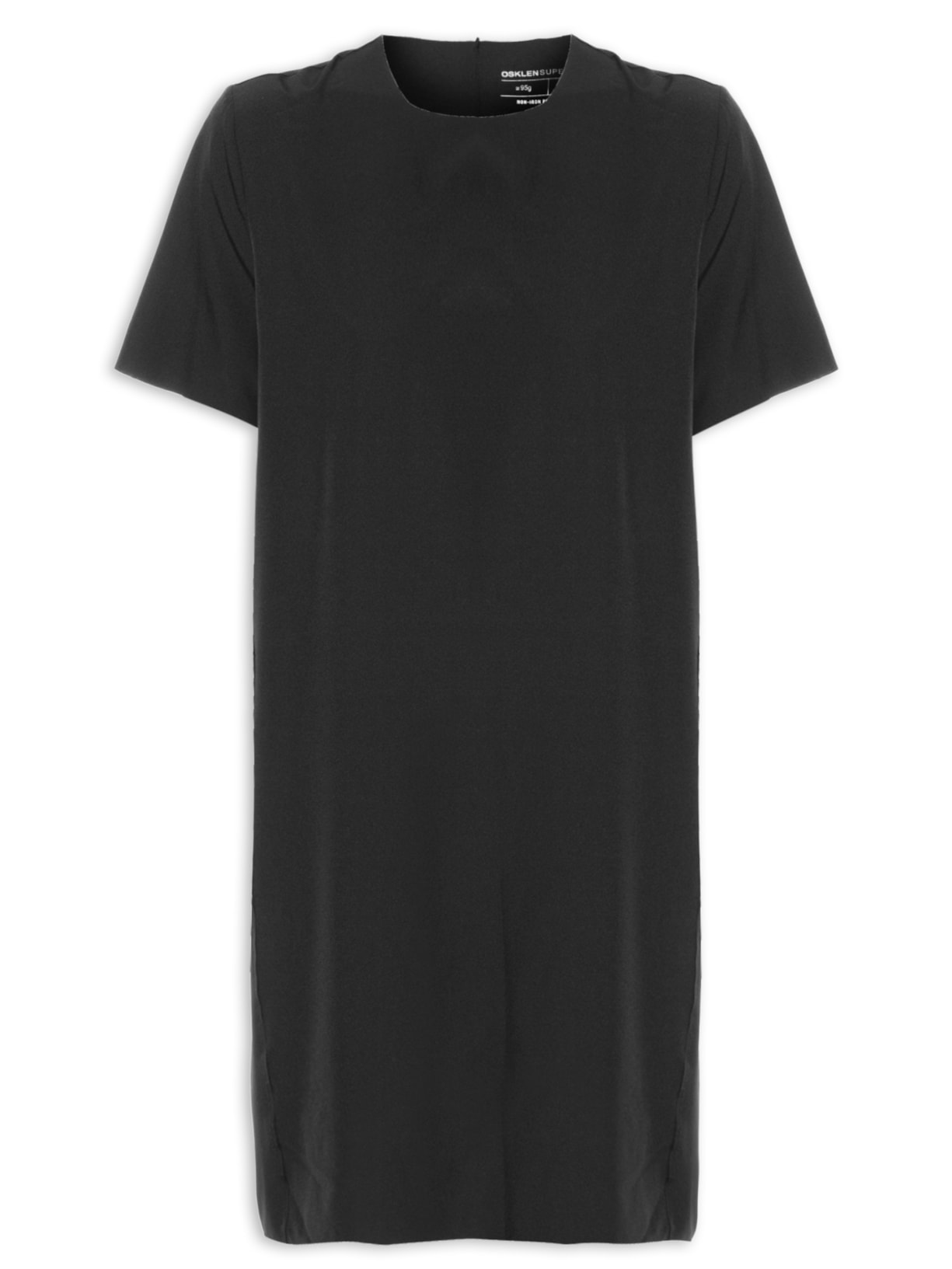 Vestido Supelight T-shirt Curto Preto Osklen