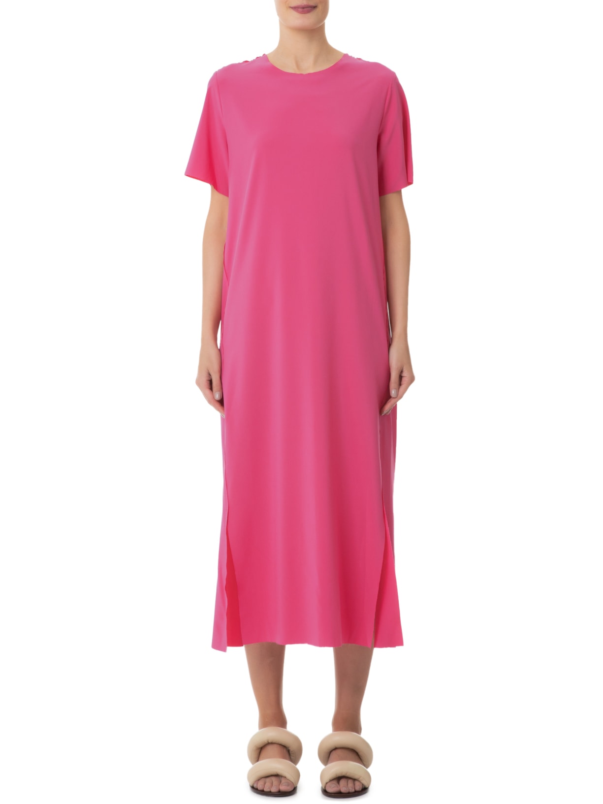 Vestido Superlight Midi Rosa Osklen