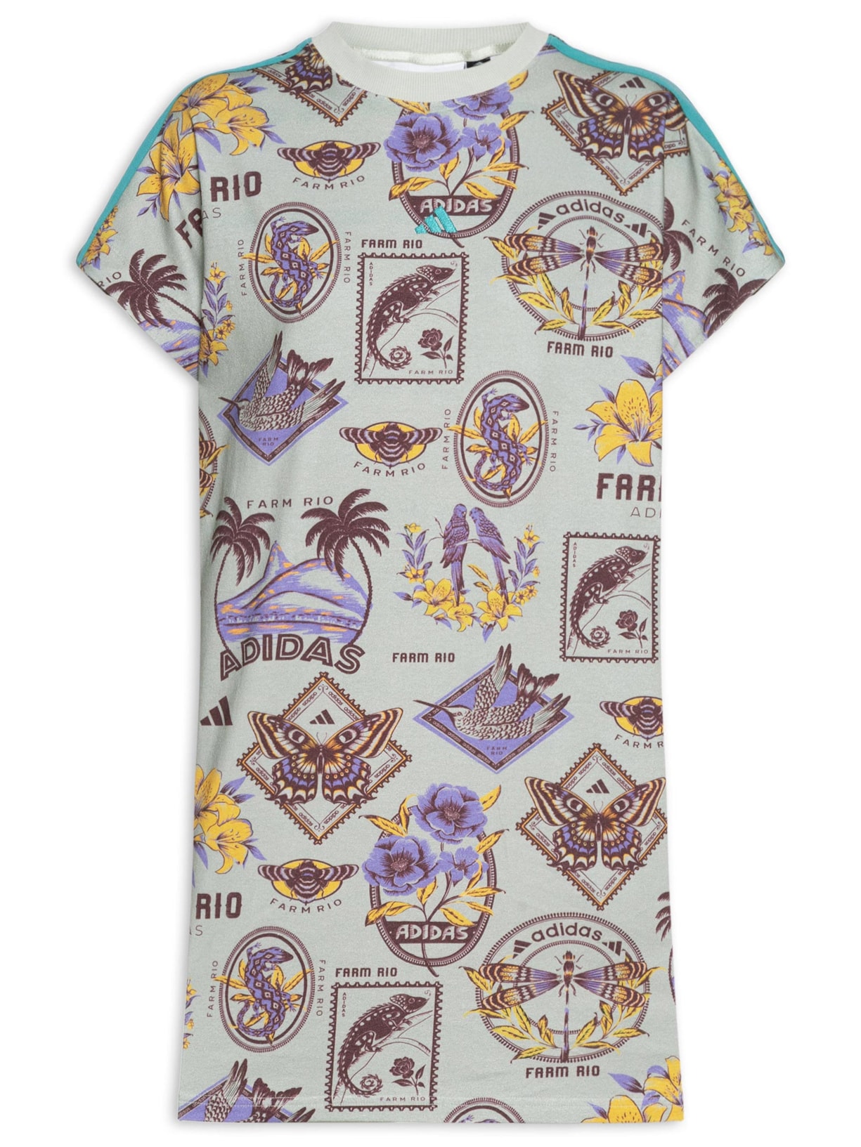 Vestido T Dress - Cinza