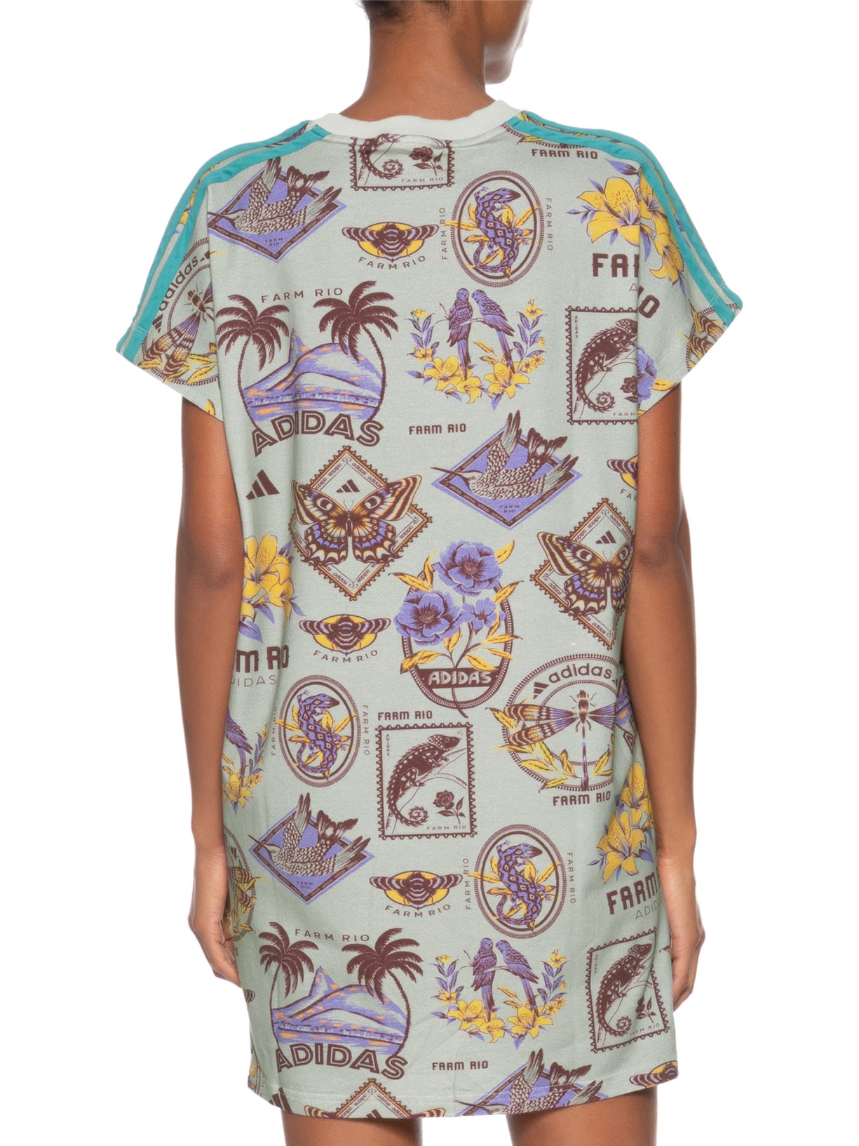 Vestido T Dress Cinza Adidas + Farm