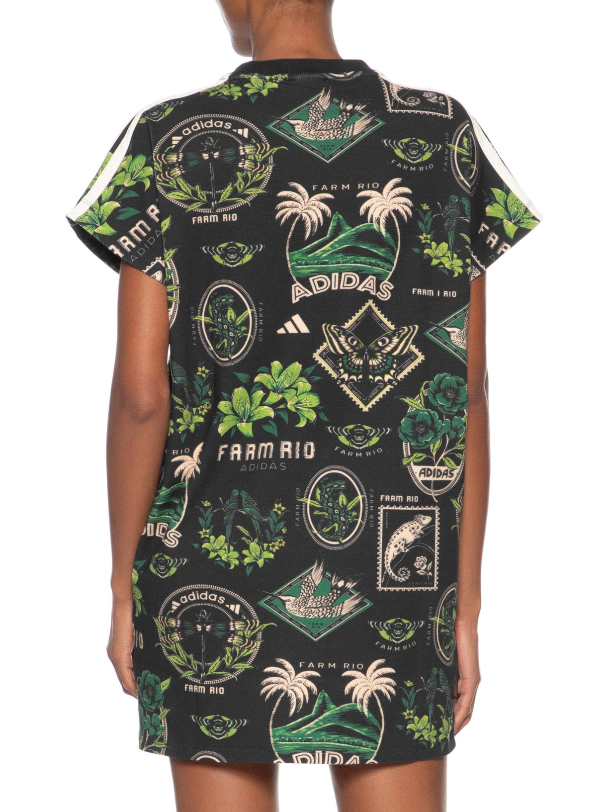 Vestido T Dress Preto Adidas + Farm