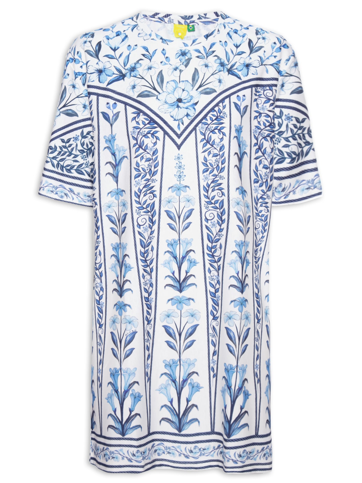 Vestido T-Shirt Antônia - Azul