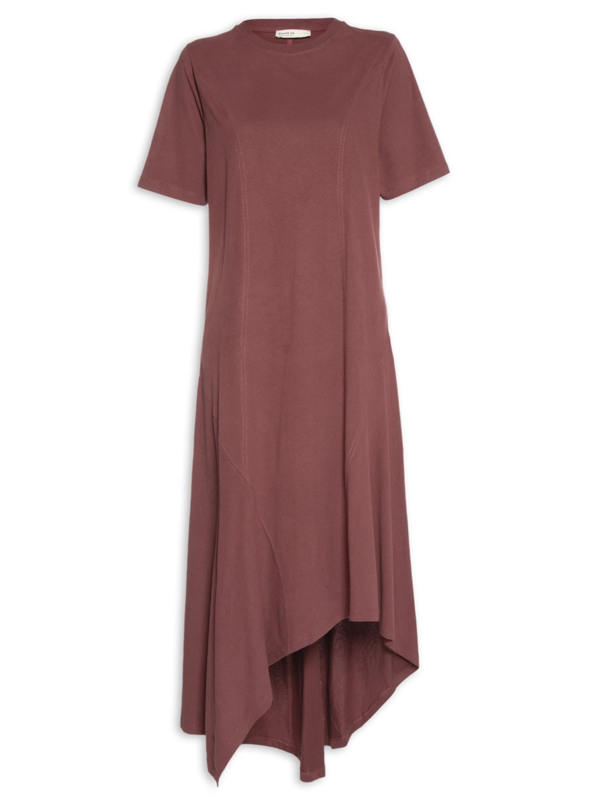 Vestido T-Shirt Bicos Marrom Dress To