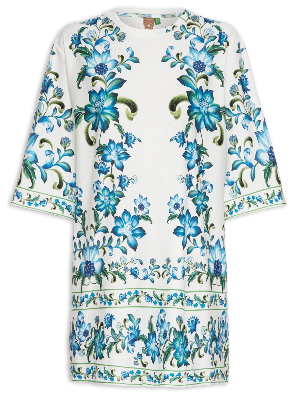 Vestido T-shirt Big Laura - Branco