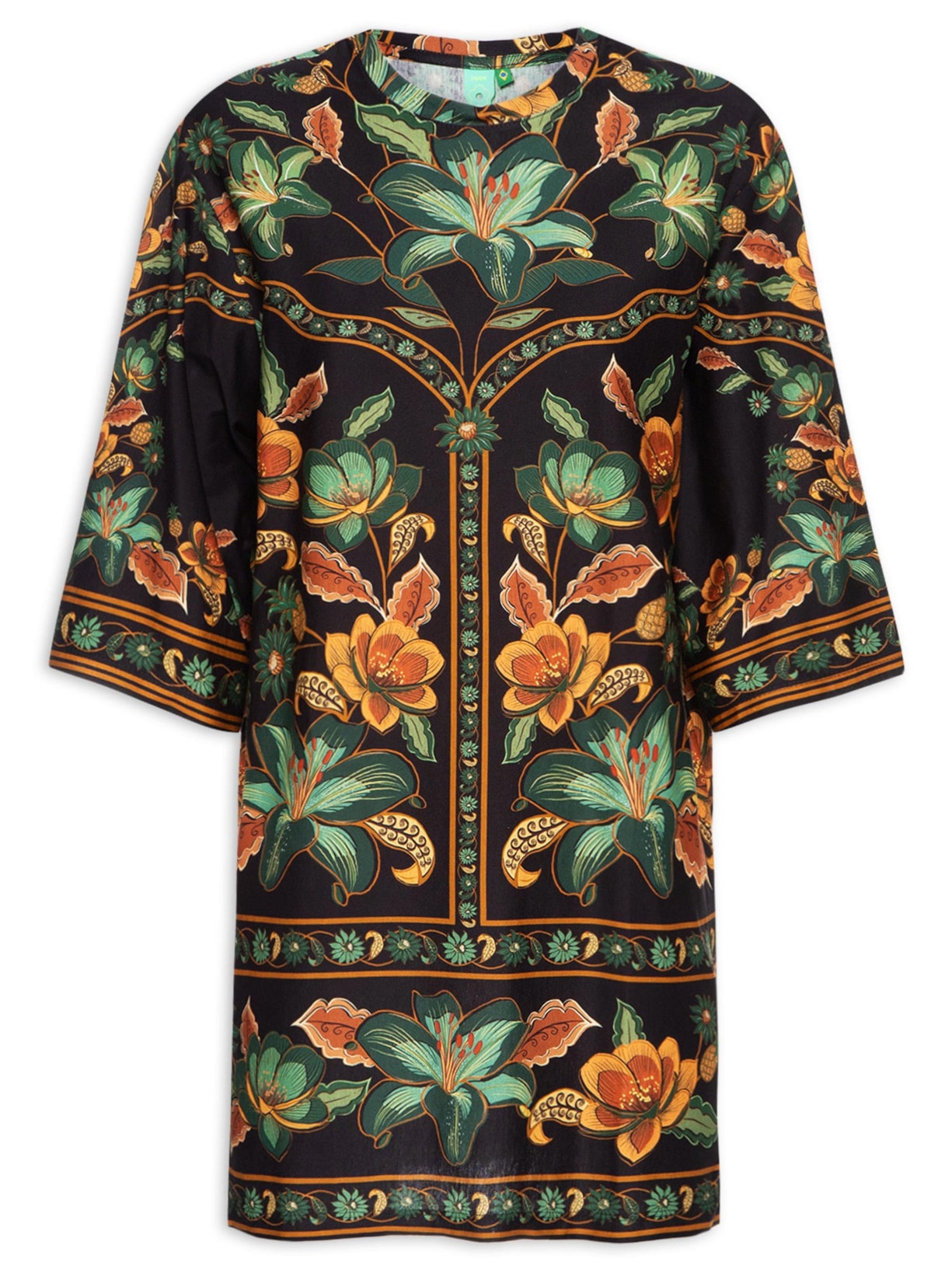 Vestido T-shirt Big Marcelle - Preto