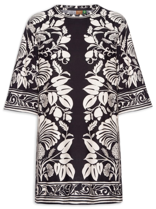 Vestido T-shirt Big Sintra - Preto