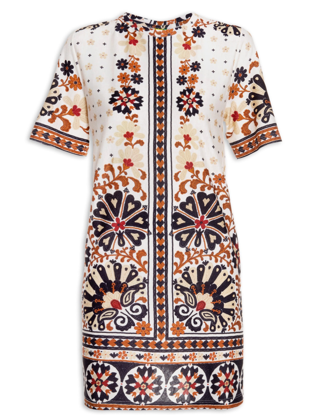 Vestido T-shirt Doralice - Off White