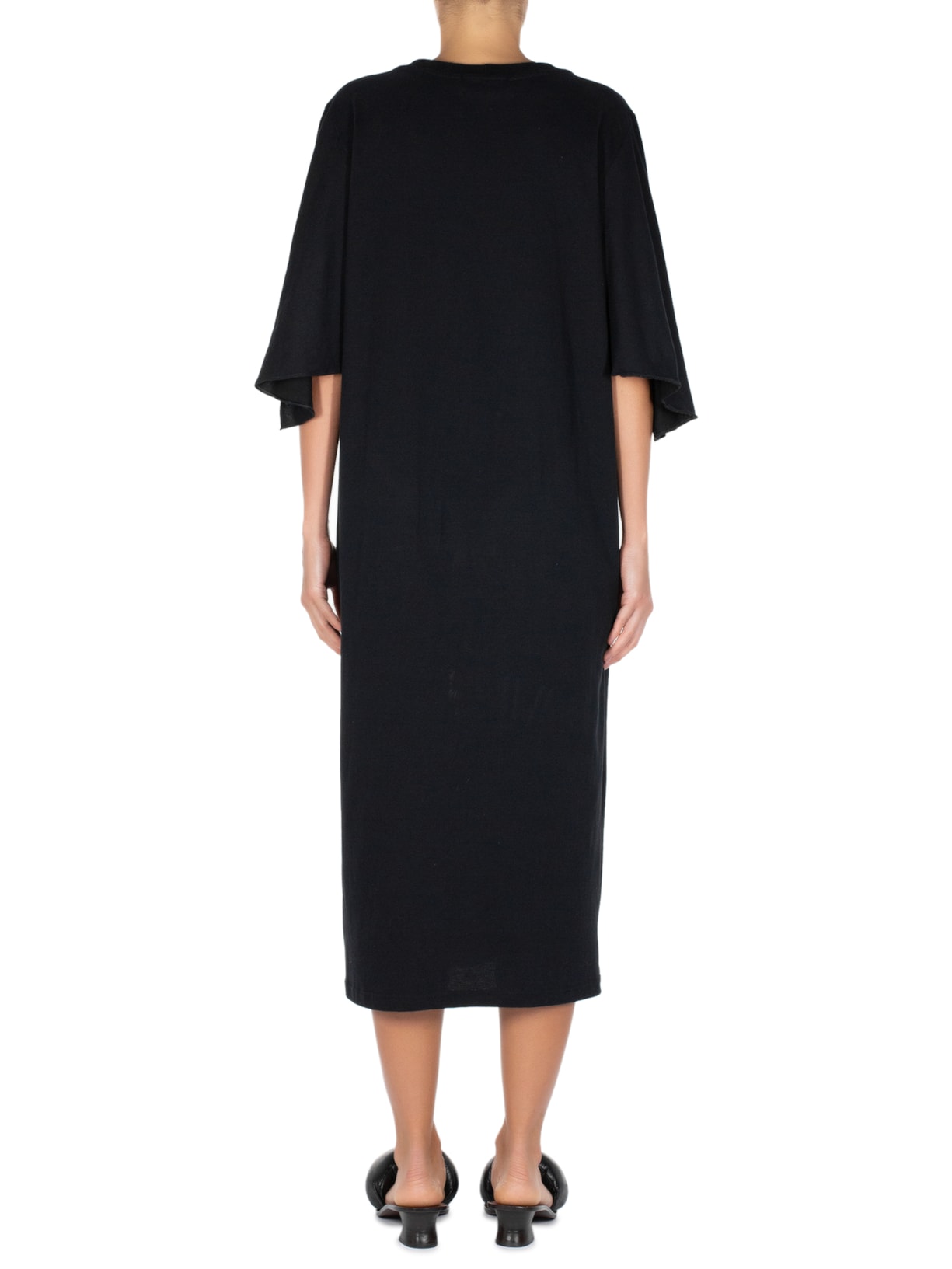 Vestido T-shirt Maxi Preto Norah Jour Et Nuit