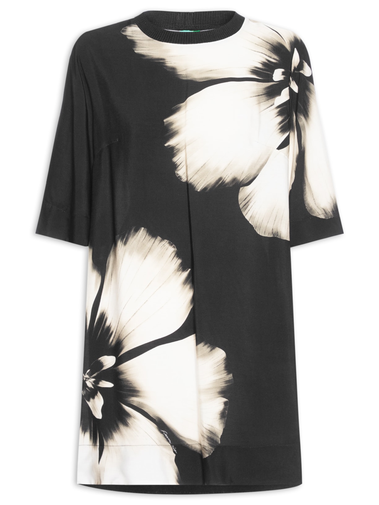 Vestido T-Shirt Maya - Preto
