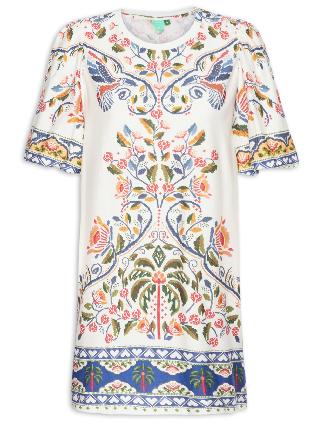 Vestido T-Shirt MG Bufante Sonho Guaraná - Azul