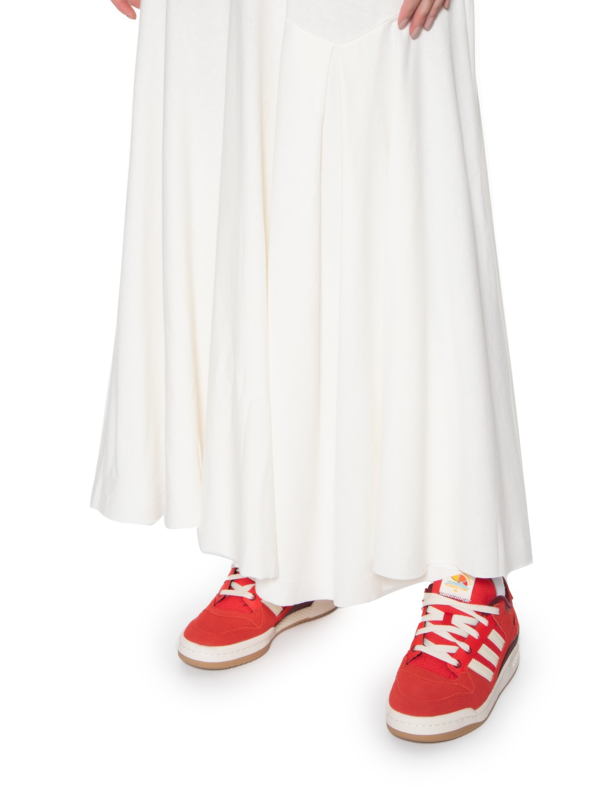 Vestido T-Shirt Recorte Branco Farm