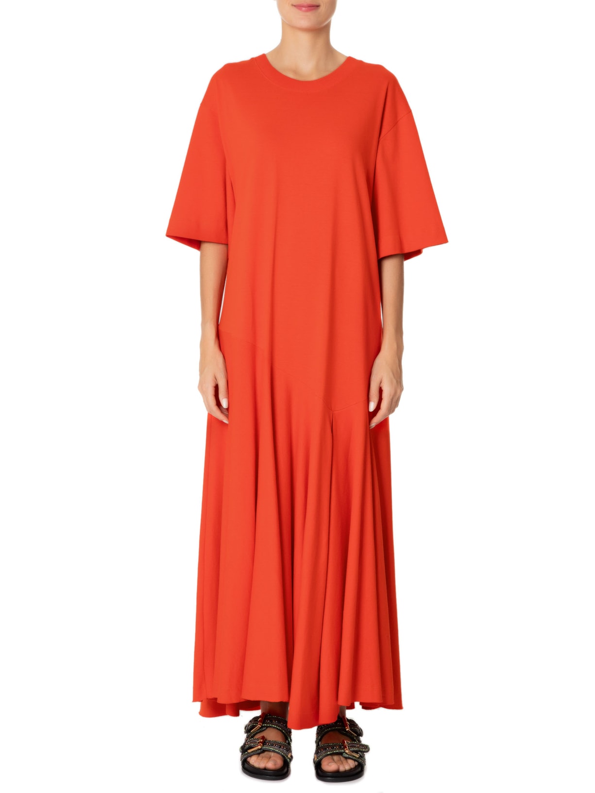 Vestido T-shirt Recorte Vermelho  Farm