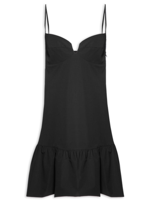 Vestido Tafetá Tech Tayla - Preto