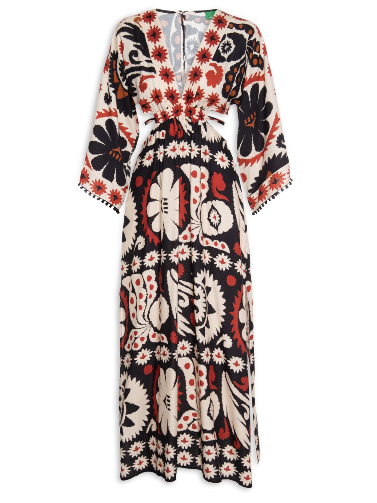 Vestido Tapete De Flor Listra Farm Bege - Main Image