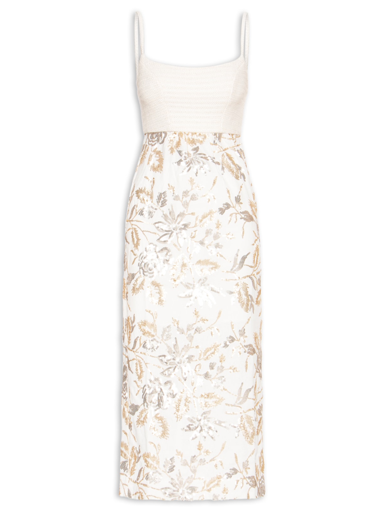 Vestido Tata Raffia - Branco