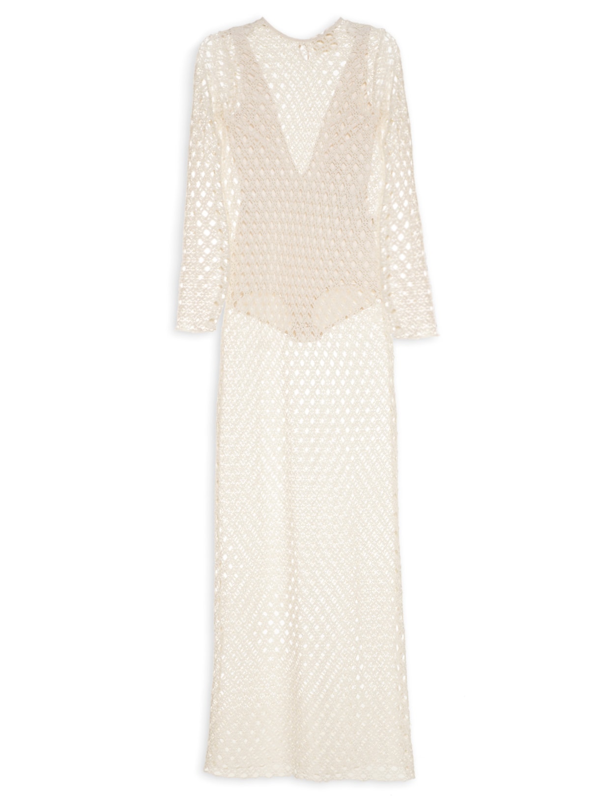 Vestido Tela Arraia - Bege