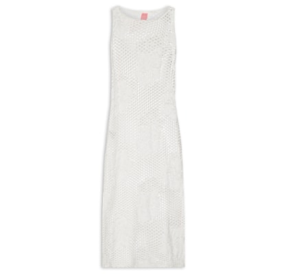 Vestido Tela Hibisco - Branco