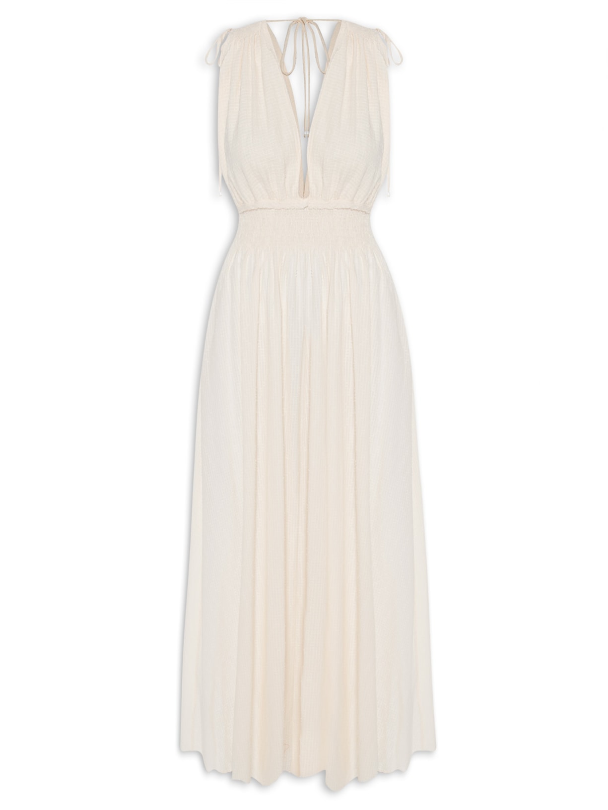 Vestido Textura - Bege