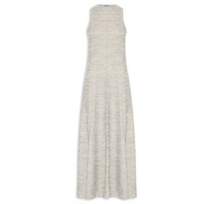 Vestido Texturizado - Bege
