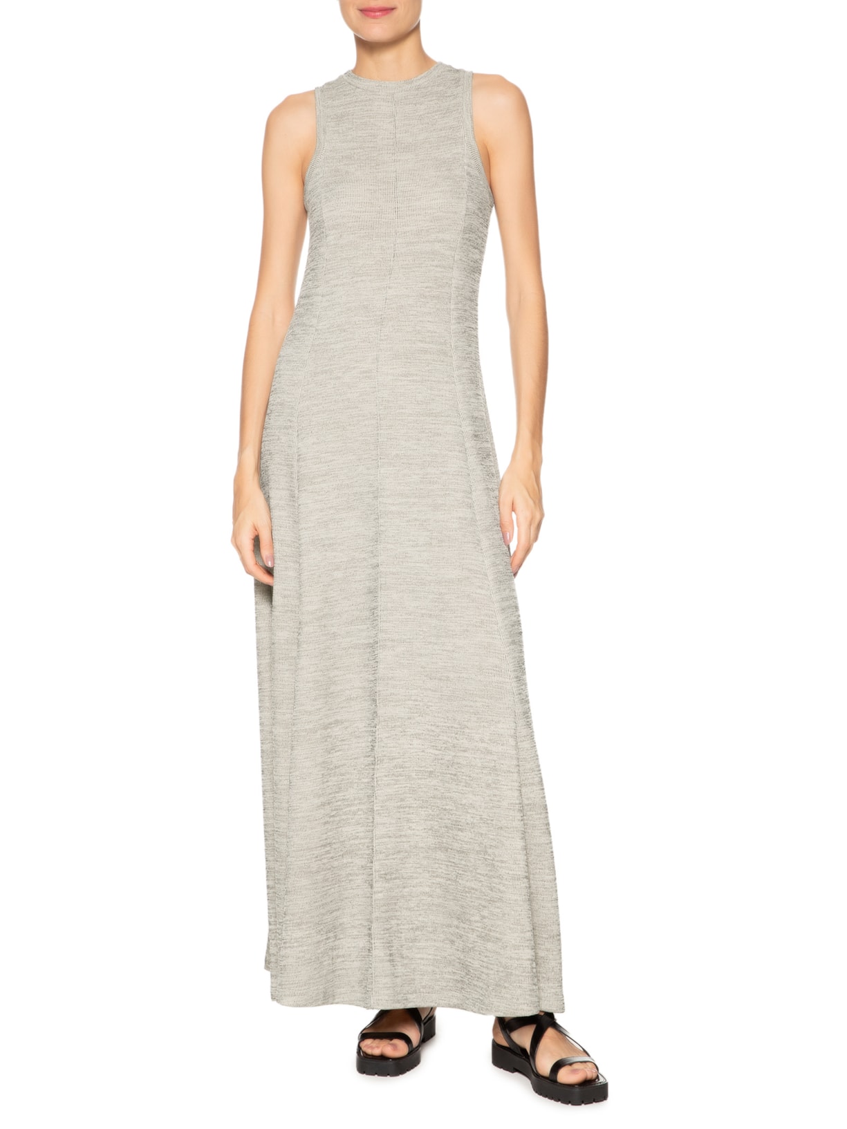 Vestido Texturizado Bege Basiq