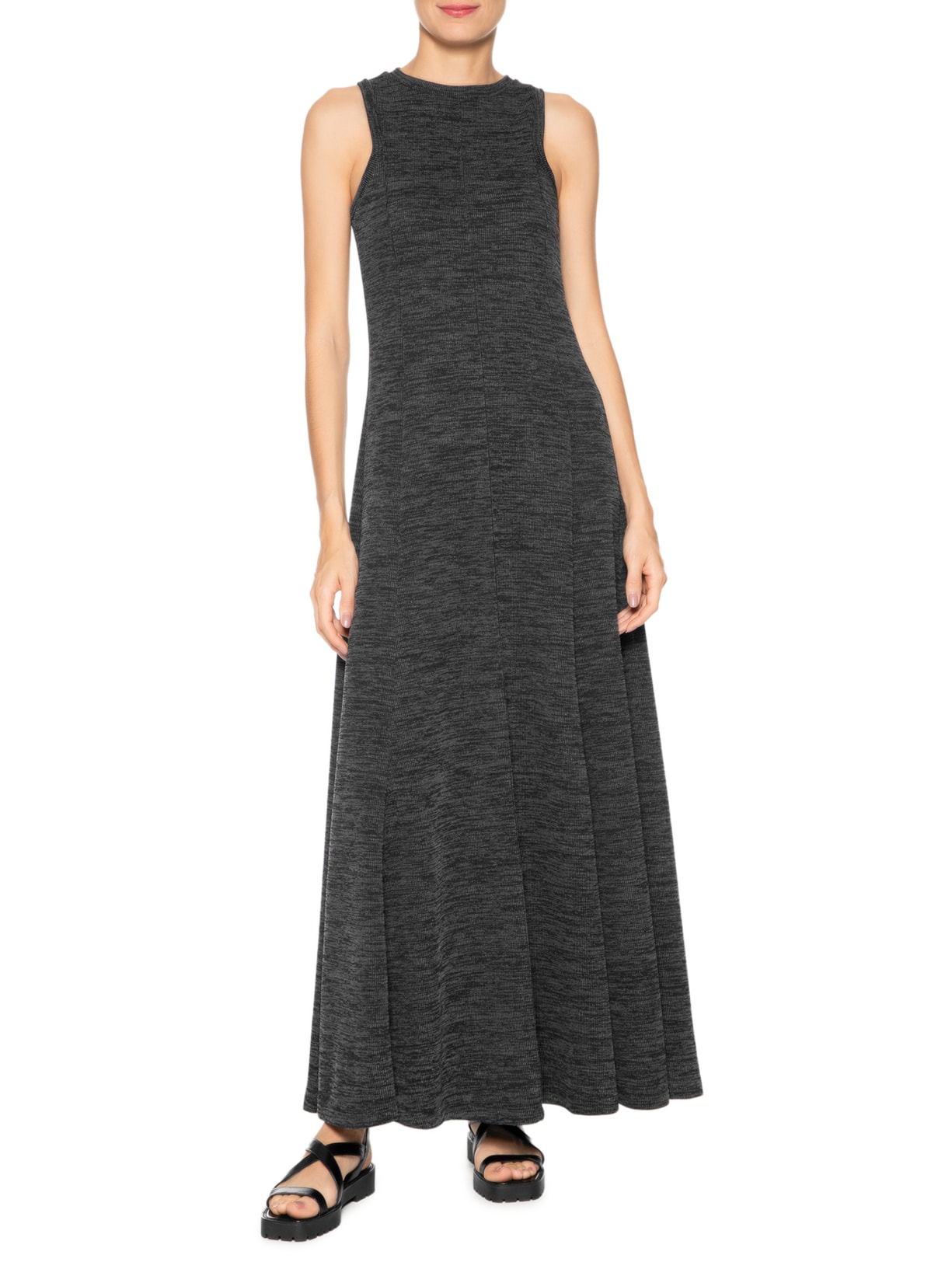 Vestido Texturizado Preto Basiq