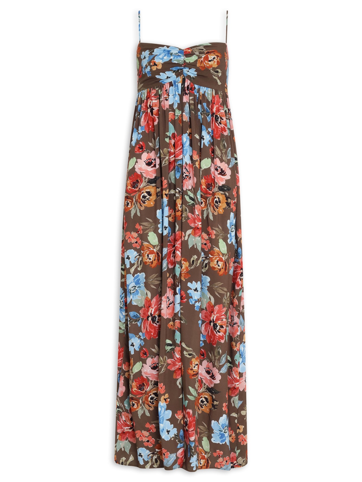 Vestido Thalita - Marrom