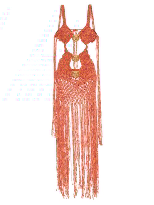 Vestido Tiger - Laranja