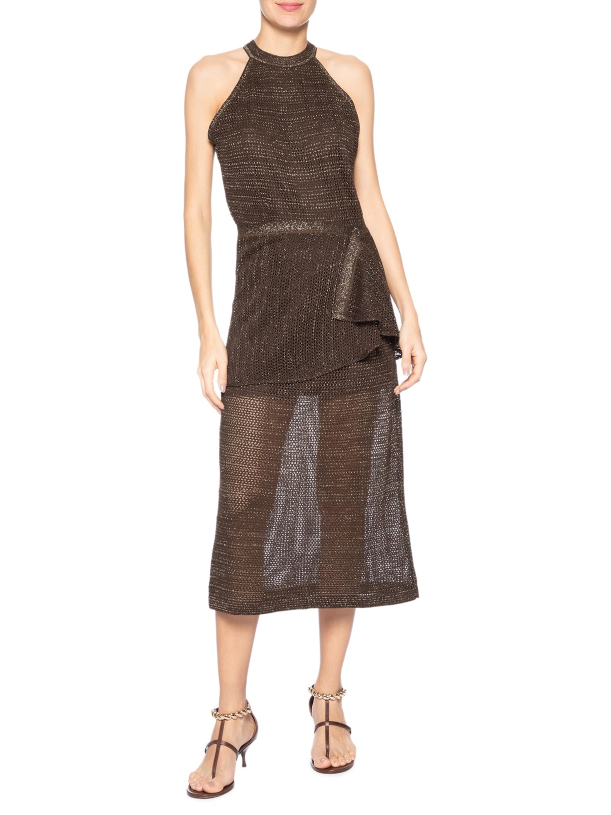 Vestido Tilda  Marrom Le Lis