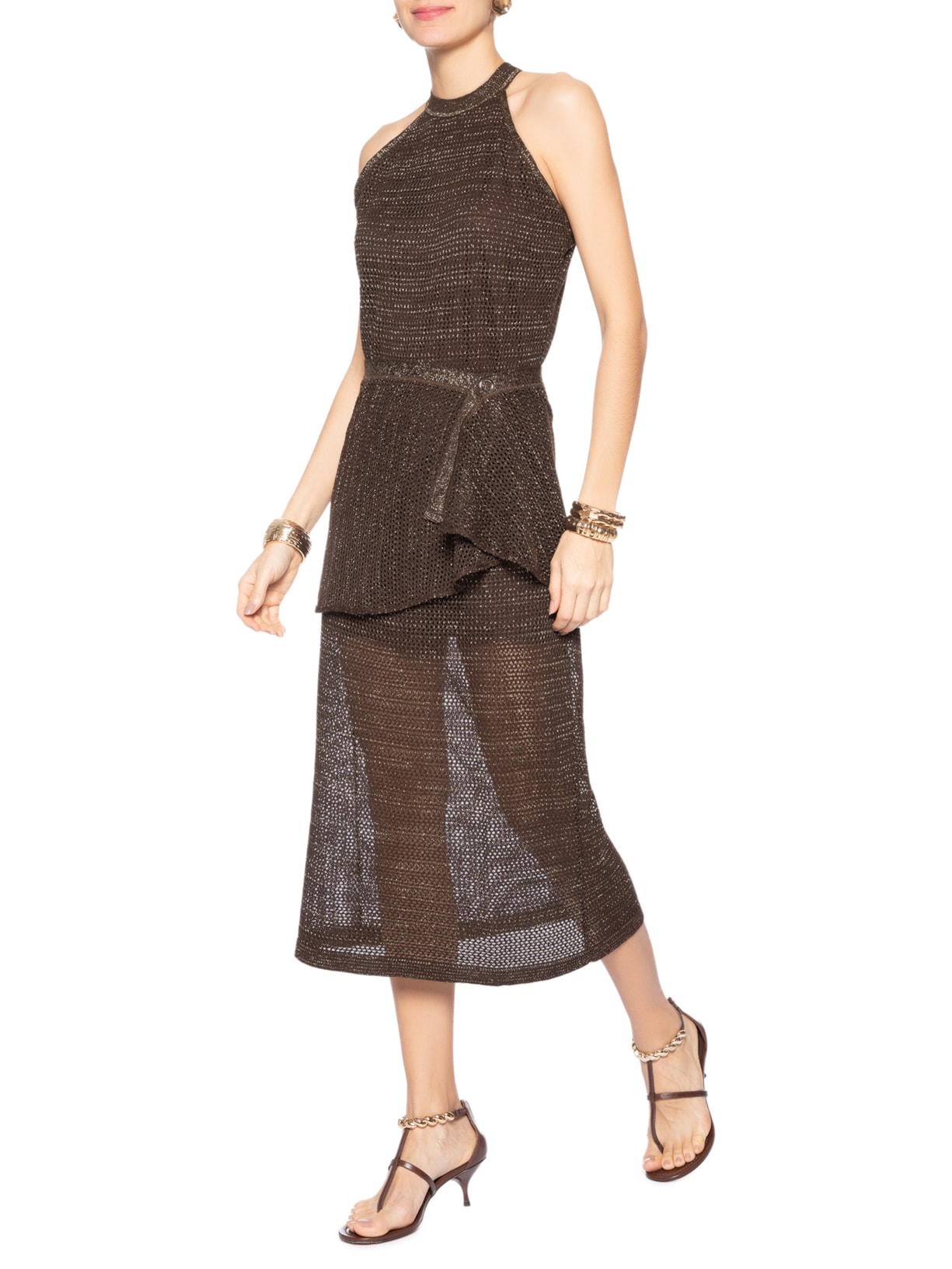 Vestido Tilda  – Marrom Le Lis