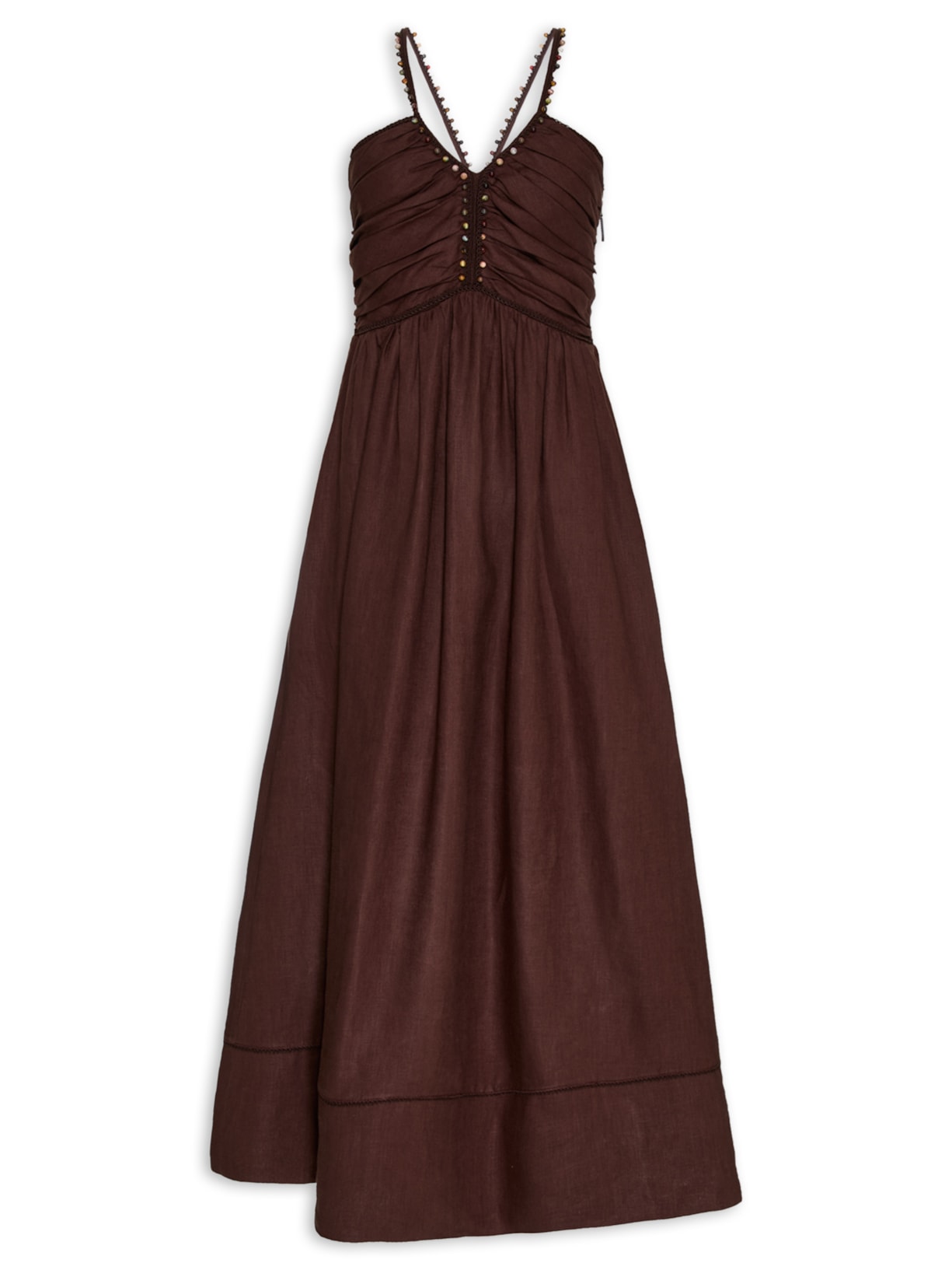 Vestido Tiny I26 - Marrom