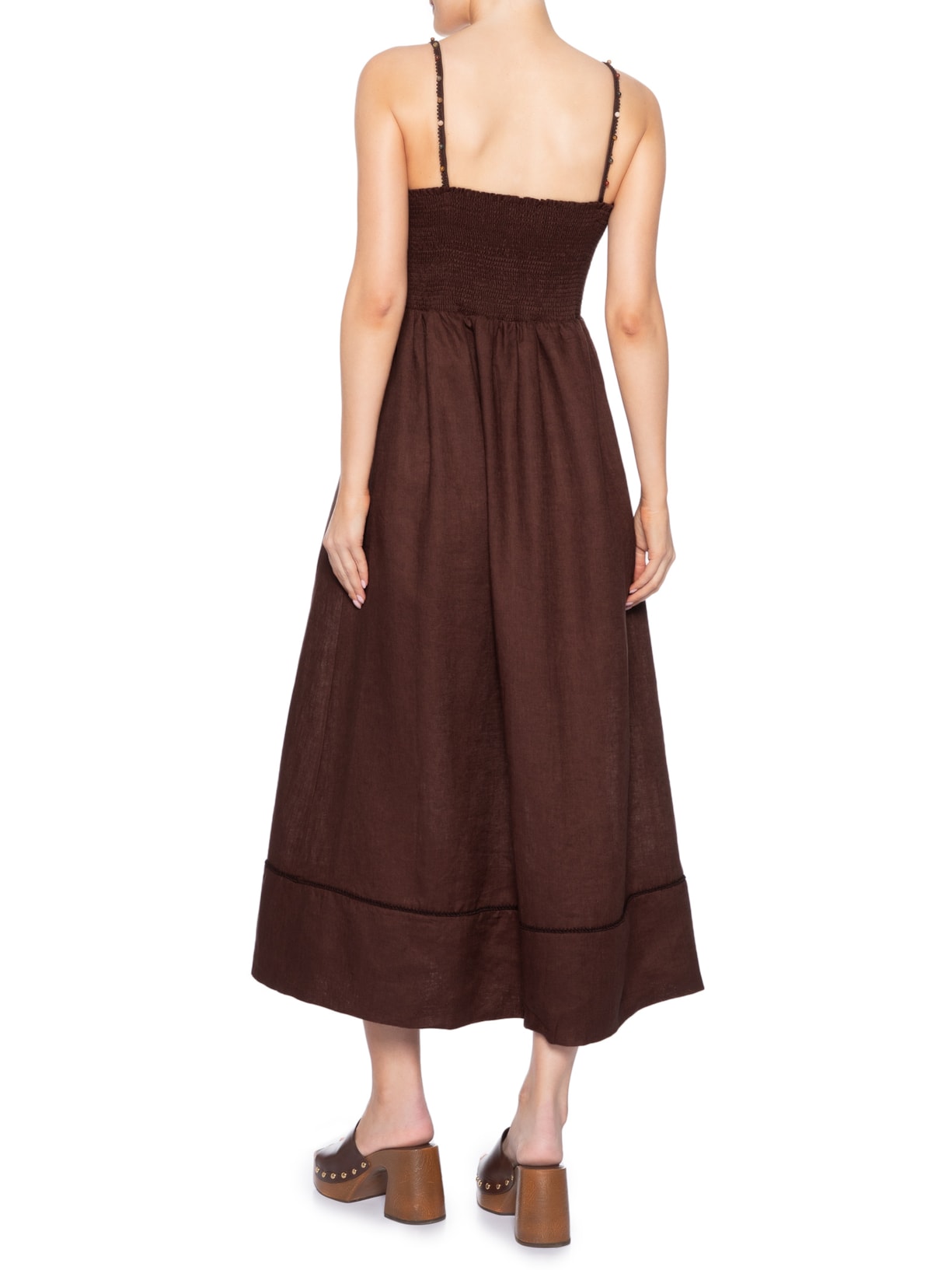 Vestido Tiny I26 Marrom Mixed