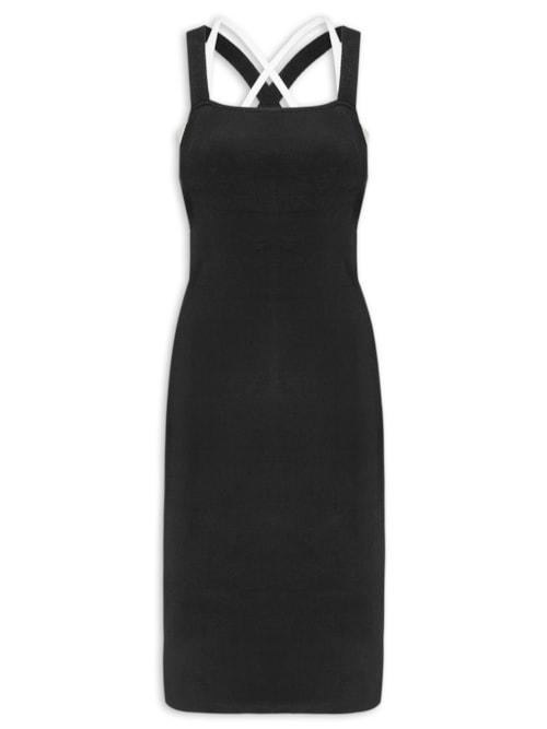 Vestido Top Under Tricot - Preto