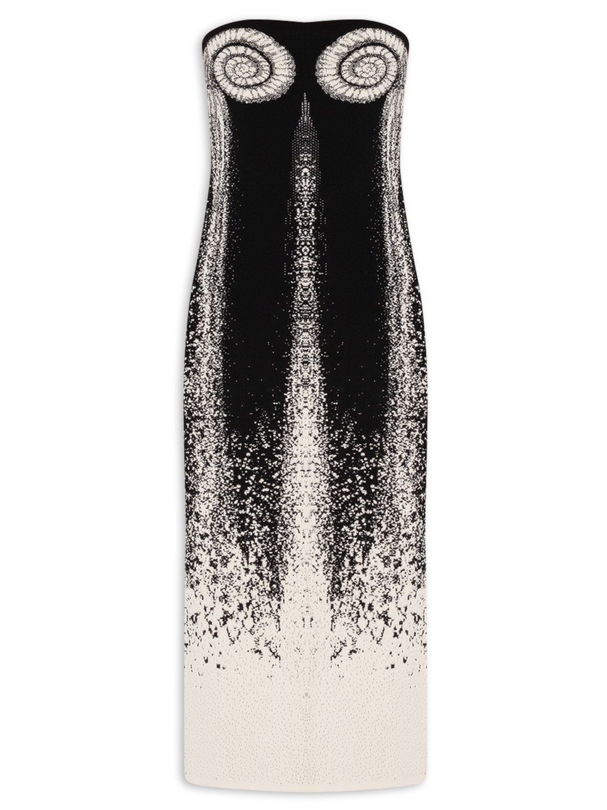 Vestido TQC Tricot Jacquard - Preto