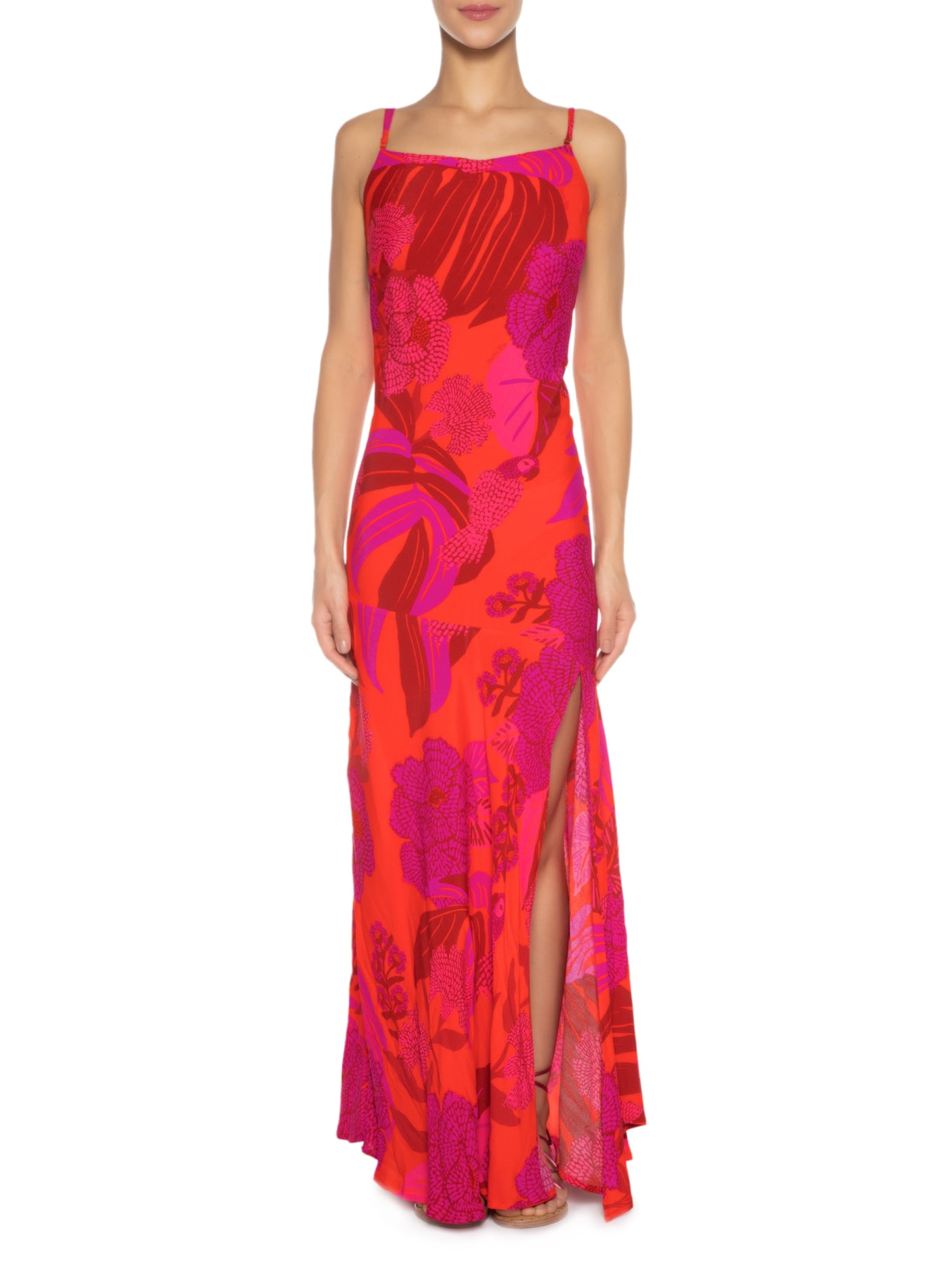 Vestido Transpasse Aurora Vermelho Farm