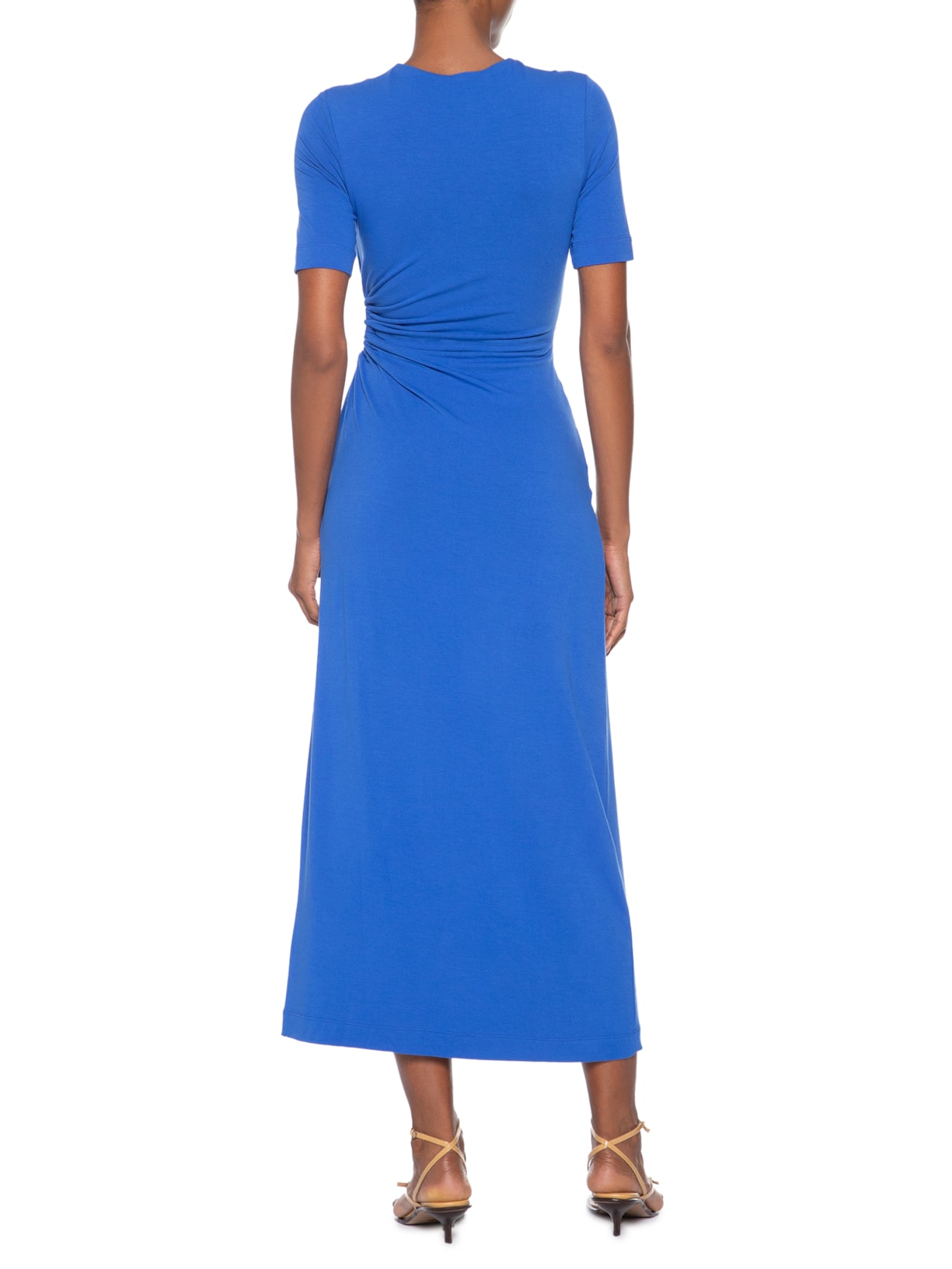 Vestido Transpasse Azul Animale