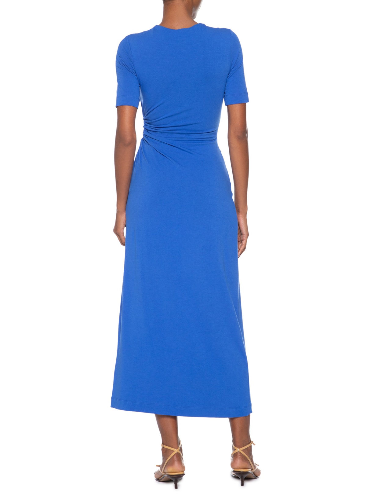 Vestido Transpasse Azul Animale